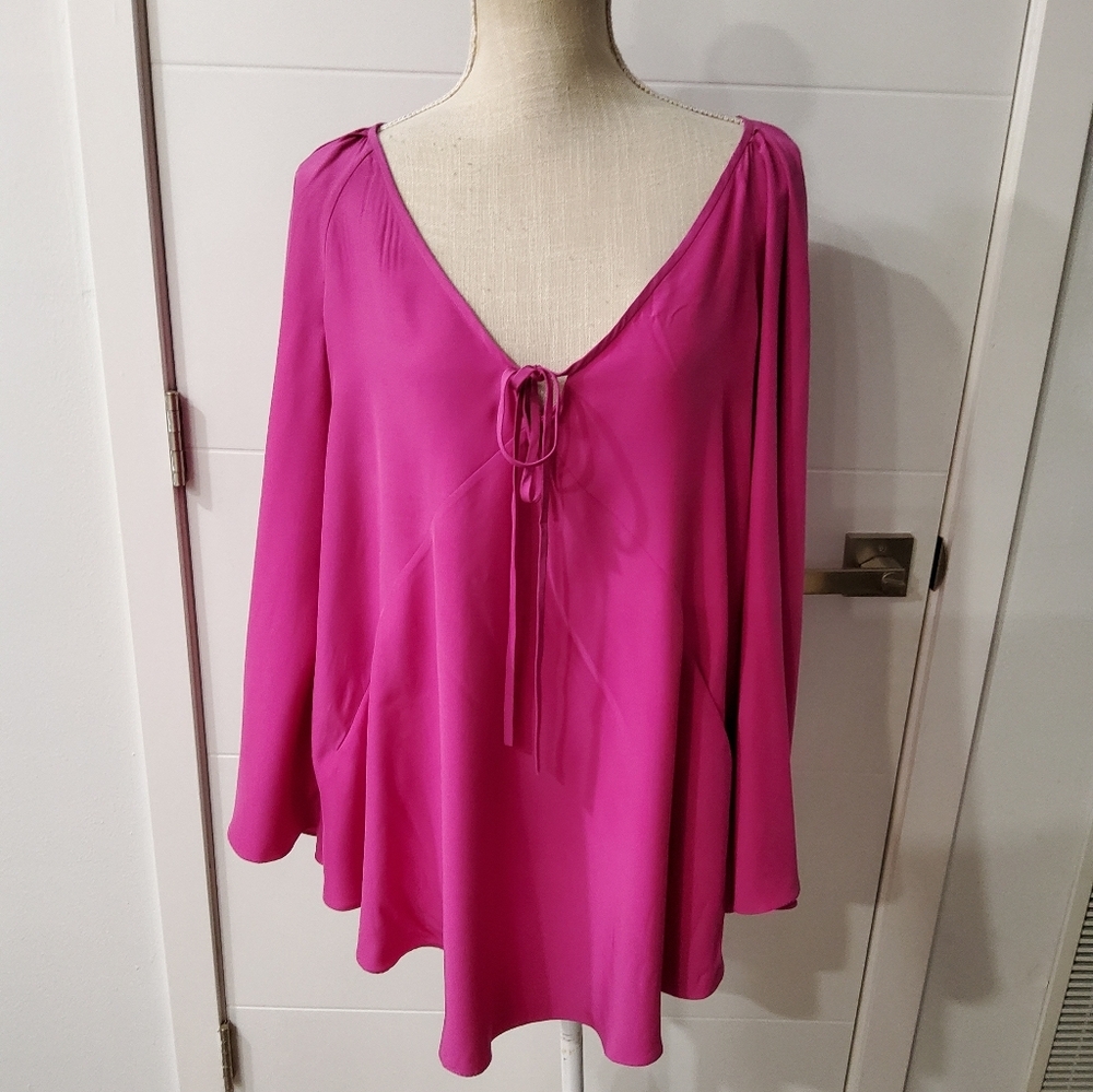 Elizabeth & James Silk Blouse Size L